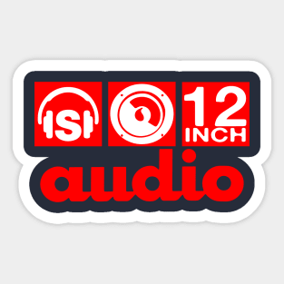 audio shirt Sticker